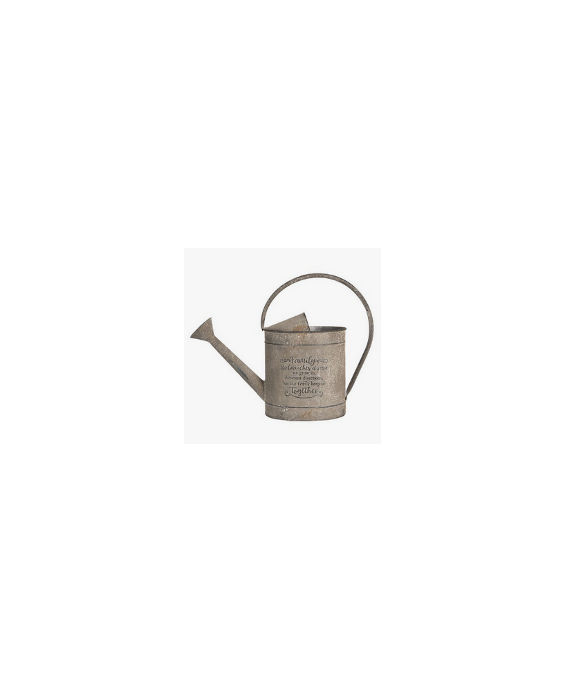 Arrosoir Zinc Vintage "Family" | Jardinerdeco.fr