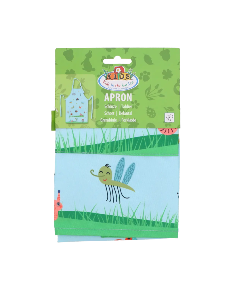 Tablier de jardinage enfant motif insectes