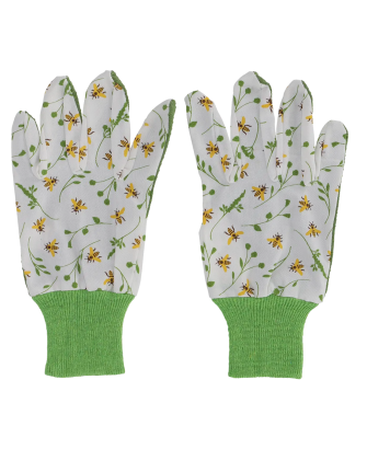 Gants de jardinage motif abeille