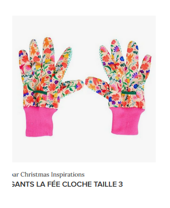 Gants de jardinage "La Fée Cloche"