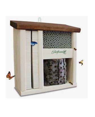 Hôtel pour Abeilles Sauvages avec Serre à Papillons